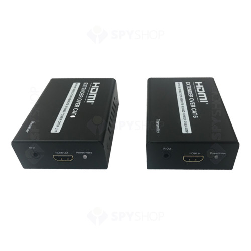 Extender HDMI UTP801HD-A2 activ, cablu UTP, 12 Vcc, RJ-45