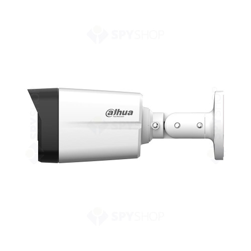 Camera supraveghere exterior Dahua Full-Color HAC-HFW1809TLM-A-LED-0360B, 8 MP, 3.6 mm, lumina alba 40 m, microfon
