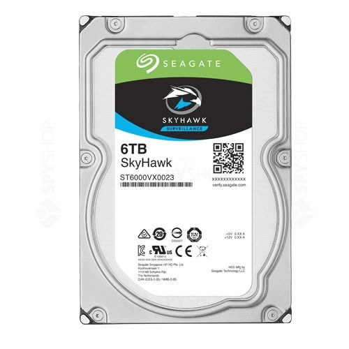 Hard Disk Seagate Skyhawk ST6000VX001, 6TB, 256MB, 5400RPM