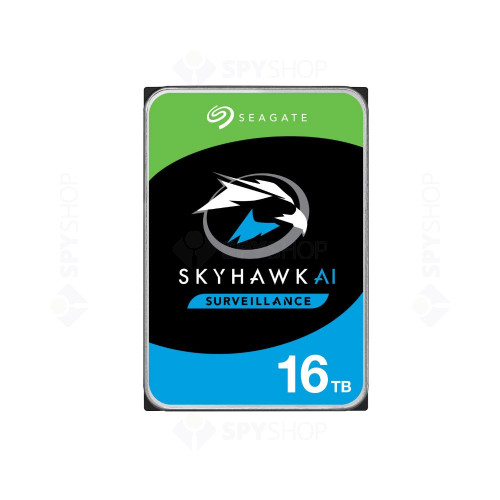 Hard Disk Seagate Skyhawk Surveillance AI ST16000VE002 , 16TB, 256MB, 7200RPM