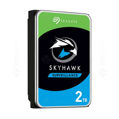 Hard Disk Supraveghere Seagate SkyHawk Surveillance ST2000VX015, 2TB, 7200 RPM, SATA3, 256 MB