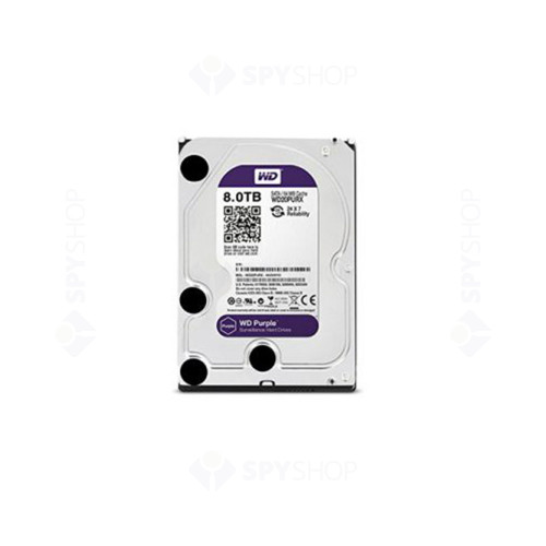 Hard Disk Western Digital Intellipower WD Purple WD80PURX, 8TB, 128 MB, 5400RPM