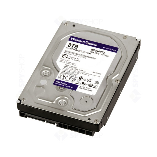 Hard Disk Western Digital WD Purple WDBGKN0080HNC-WRSN, 8TB, 128MB, 7200 RPM