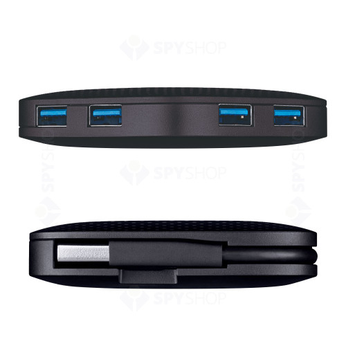 Hub 4 porturi USB TP-Link UH400, USB 3.0, max 5 Gbps, Plug&Play