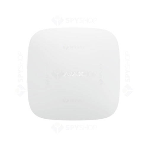 Unitate centrala wireless AJAX Hub 2 4G WH, 100 dispozitive, 2000 m, verificare vizuala alarma