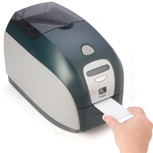 Imprimanta pentru carduri de acces Zebra P110I, 16 Mb, 300 Dpi