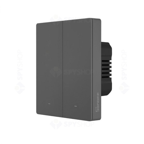 Intrerupator smart dublu WiFi Sonoff M5-2C-80