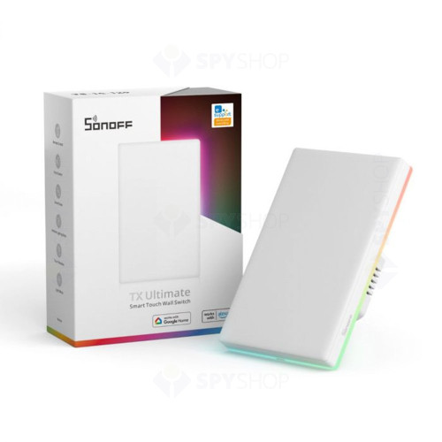 Intrerupator smart wifi cu touch TX Ultimate Sonoff T5-1C-120