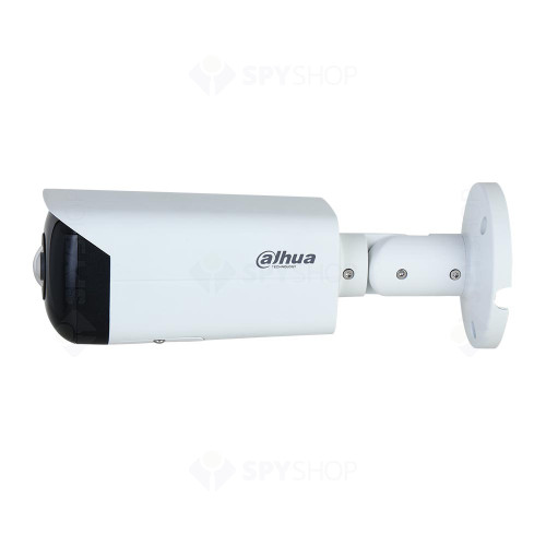 Camera supraveghere IP exterior Dahua WizSense IPC-HFW3441T-AS-P-0210B, 4 MP, 2.1 mm, IR 20 m, slot card, microfon, PoE