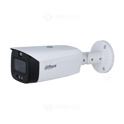Camera supraveghere exterior IP Dahua WizSense TiOC IPC-HFW3849T1-ZAS-PV-27135, 8 MP, lumina alba 40 m, IR 50 m, 2.7-13.5 mm, motorizat, slot card, PoE, microfon