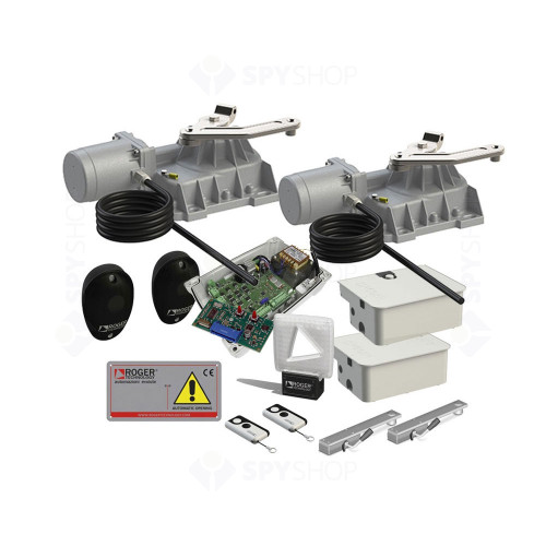 Kit automatizare poarta batanta Roger Technology KIT BR21/353/HS, 3 m, 400 Kg, 230V AC