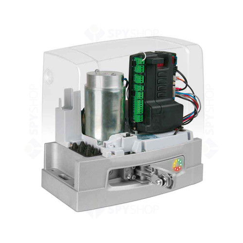 Kit automatizare poarta culisanta Ditec DIT400NESLS, 400 Kg, 400 N, 24 VDC, 433.92 MHz, lungime poarta 12 m