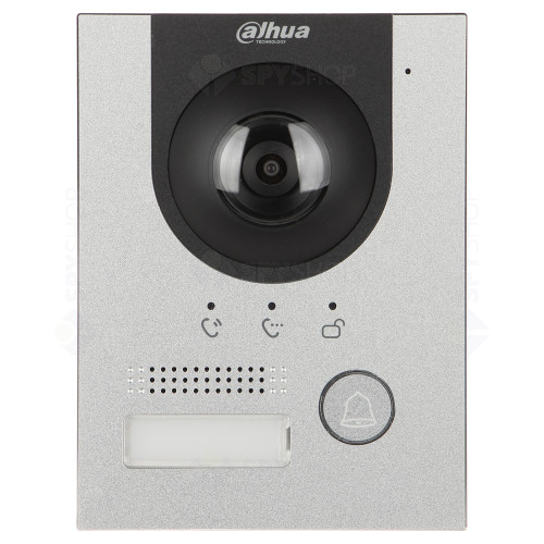 Kit videointerfon IP Dahua KTD01-S2(F), 2 MP, 1 familie, ingropat, 7 inch, control de la distanta, PoE