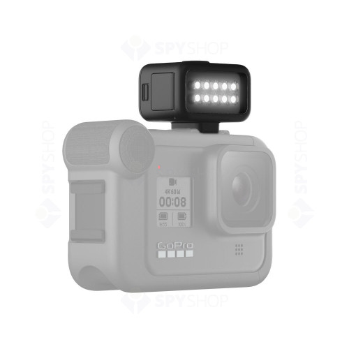 Lampa LED pentru camera video GoPro Hero8 Black, 200 lumeni