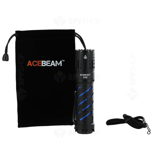 Lanterna profesionala Acebeam E70-AL, 4600 Lumeni, 240 m