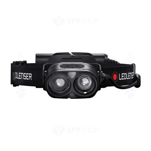 Lanterna reincarcabila pentru cap Led Lenser H19R Core Black, 3500 lumeni, 300 m