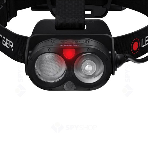 Lanterna reincarcabila pentru cap Led Lenser H19R Core Black, 3500 lumeni, 300 m