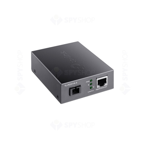 Media convertor Gigabit TP-Link TL-FC311A-2, 2 porturi, SC, 2 Km, single-mode