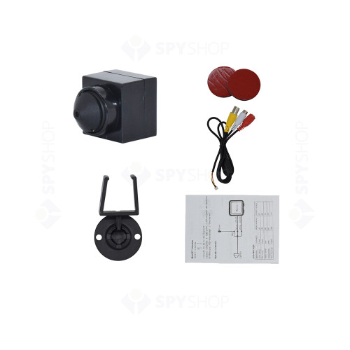 Microcamera video pinhole PRO D2AHD, 2 MP, 3.7 mm, iesire audio