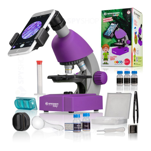 Microscop optic Bresser Junior 40x-640x mov