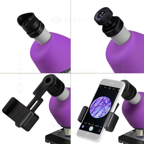Microscop optic Bresser Junior 40x-640x mov