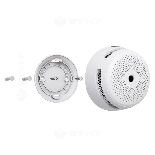 Mini detector de fum wireless standalone cu sirena X-Sense XS01-WT, Wi-Fi 2.4 GHz, control de pe telefon, 85 dB, LED