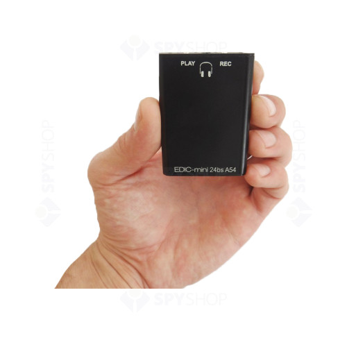 Mini reportofon digital profesional TSM Edic-mini 24bs AR-T-A54, 2 GB, 9 m, VAS, 105 ore, 120 dB