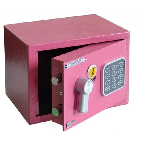 Mini seif rezidential YALE YSV/170/DB1/P, roz, 100000 combinatii