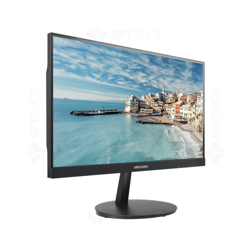 Monitor Ultra-thin Full HD LED Hikvision DS-D5022FN-C, 21.5 inch, 60Hz, HDMI, VGA, Audio In, 6.5 ms
