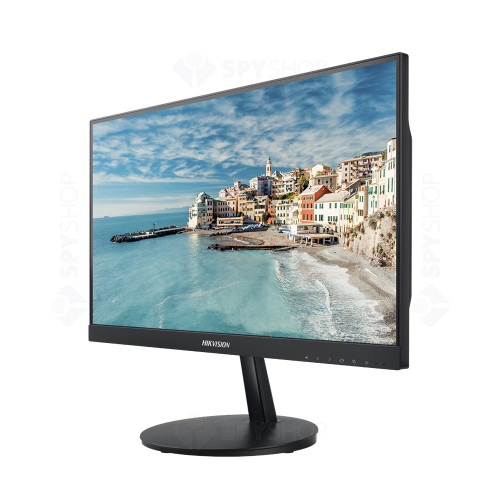 Monitor Ultra-thin Full HD LED Hikvision DS-D5022FN-C, 21.5 inch, 60Hz, HDMI, VGA, Audio In, 6.5 ms