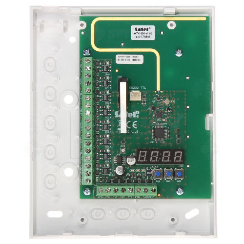 Controller wireless 433 MHz Satel MTX-300, suporta 32 telecomenzi, 16 detectoare, 4 sirene