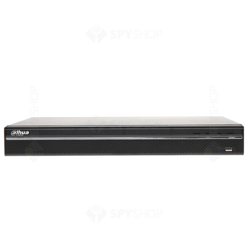 Network video recorder Dahua NVR5216-16P-4KS2E, 16 canale, 12 MP, 320 Mbps, PoE, functii smart