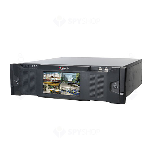 Network video recorder Dahua NVR616DR-64-4KS2, 64 canale, 12 MP, 384 Mbps, LCD, alimentare redundanta