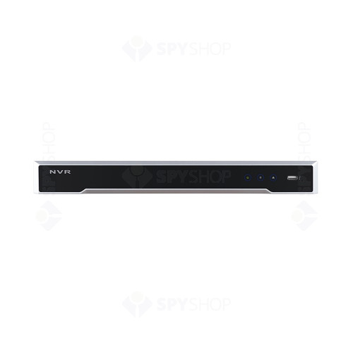Network video recorder Hikvision DS-7616NI-I2/16P, 16 canale, 12 MP, 160Mbps, 16 PoE