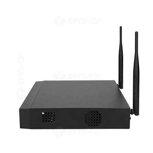 Sistem supraveghere interior IP WiFi Hikvision HW-8C4MP-10M, 8 camere, 4 MP, IR 10 m, 2.8 mm, microfon, PoE