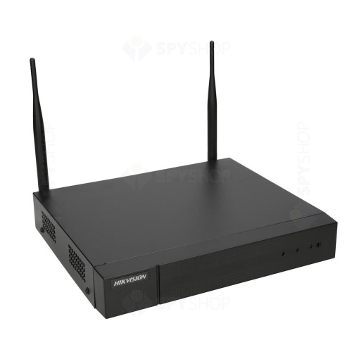 Sistem supraveghere interior IP WiFi Hikvision HW-8C2MP-10M-M, 8 camere, 2 MP, IR 10 m, 2.0 mm, detectia miscarii, microfon
