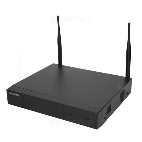Sistem supraveghere interior IP WiFi Hikvision HW-4C2MP-10M-M, 4 camere, 2 MP, IR 10 m, 2.0 mm, detectia miscarii, microfon