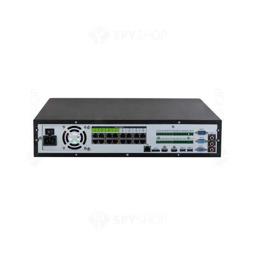 NVR Dahua WizSense NVR5864-16P-EI, 64 canale, 32 MP, 384 Mbps, PoE