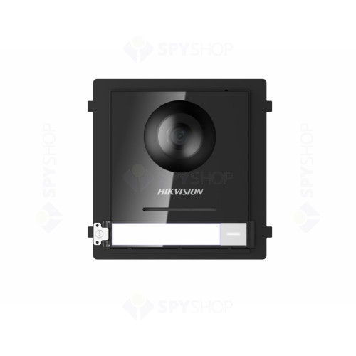 Videointerfon exterior modular Hikvision DS-KD8003-IME1/EU, 2 MP, PoE, IR, 2000 utilizatori, ingropat/aparent