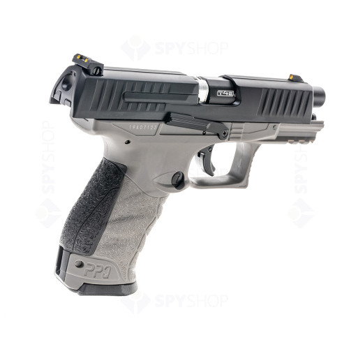 Pistol cu bile de cauciuc Umarex Walther T4E PPQ M2, cal. .43 – Tungsten Gray, 5 jouli