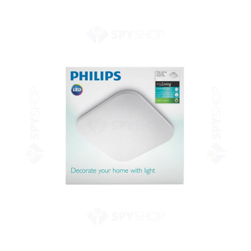 Plafoniera LED Philips myLiving Mauve, 17W, 1700lm, 2700K, IP20