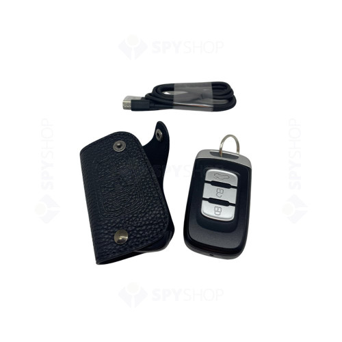 Camera disimulata in cheie pentru masina LawMate PV-RC400UW, 4K, slot card, vizualizare pe telefon