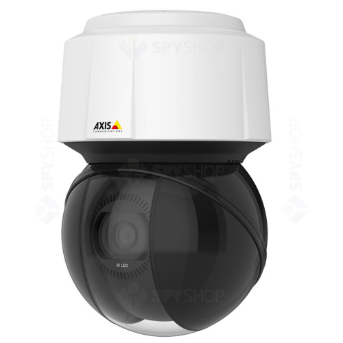Camera supraveghere IP Dome Axis Lightfinder Q6135-LE 01958-002, 2 MP, IR 250 metri, 4.3-137.6 mm, PoE, slot card