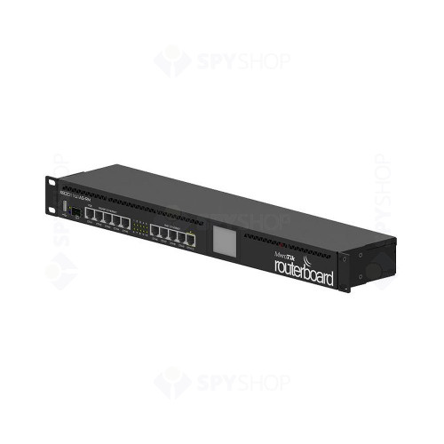 Router MikroTik RB2011UIAS-RM, 5x10/100 Mbps, 5x10/100/1000 Mbps, port SFP, PoE pasiv