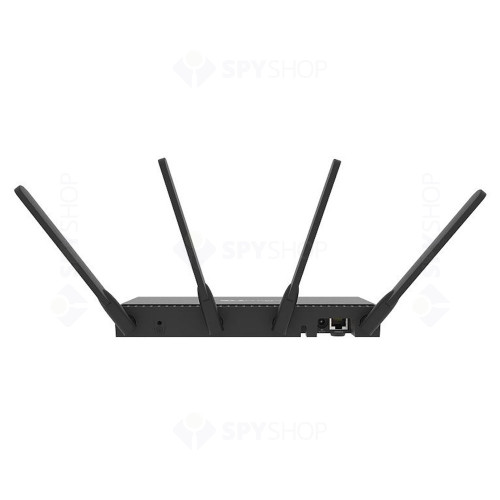 Router wireless Gigabit dual band MikroTik RB4011IGS+5HACQ2HND-IN, 10 porturi, port SFP+, 2.4/5 GHz, 300/1733 Mbps, PoE pasiv