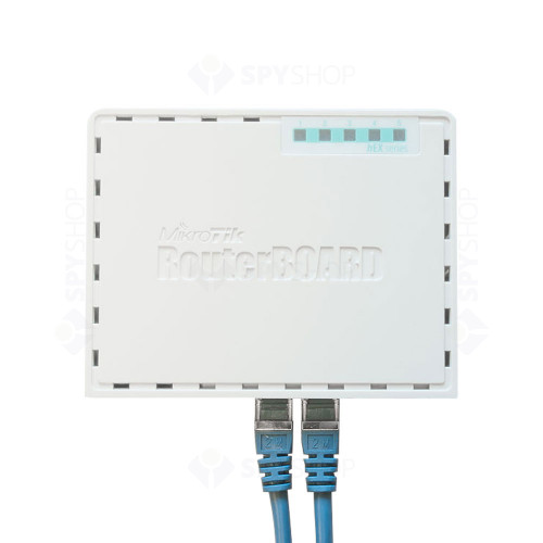 Router MikroTik hEX RB750GR3, 5 porturi, 10/100/1000Mbps, PoE pasiv