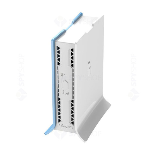 Acces Point wireless MikroTik hAP lite RB941-2ND-TC, 4 porturi, 2.4 GHz, 300 Mbps