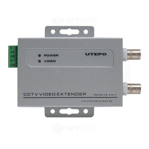 Receptor video activ UTP101AR-HD, cablu UTP, <1W, 2x BNC