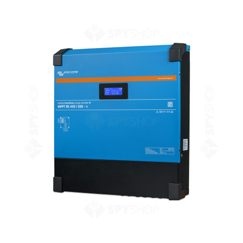 Regulator/controler pentru incarcare acumulatori sisteme fotovoltaice MPPT Victron SmartSolar SCC145120410, 5.8 kV, 48v, 200 A, bluetooth, conector TR