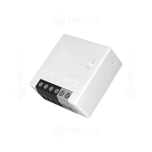 Modul de comanda smart WiFi Sonoff MINIR2, 1 canal, 10A/2200W, 2.4 GHz, DIY